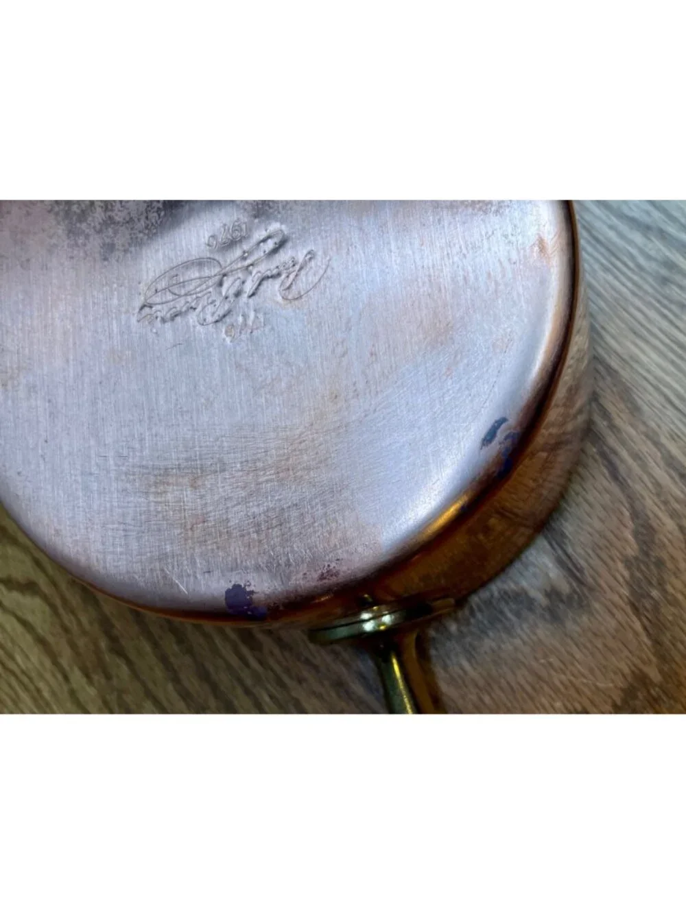 Vintage  Paul Revere Ware  2 quart  Copper Saucepan With Lid Bicentennial Brass